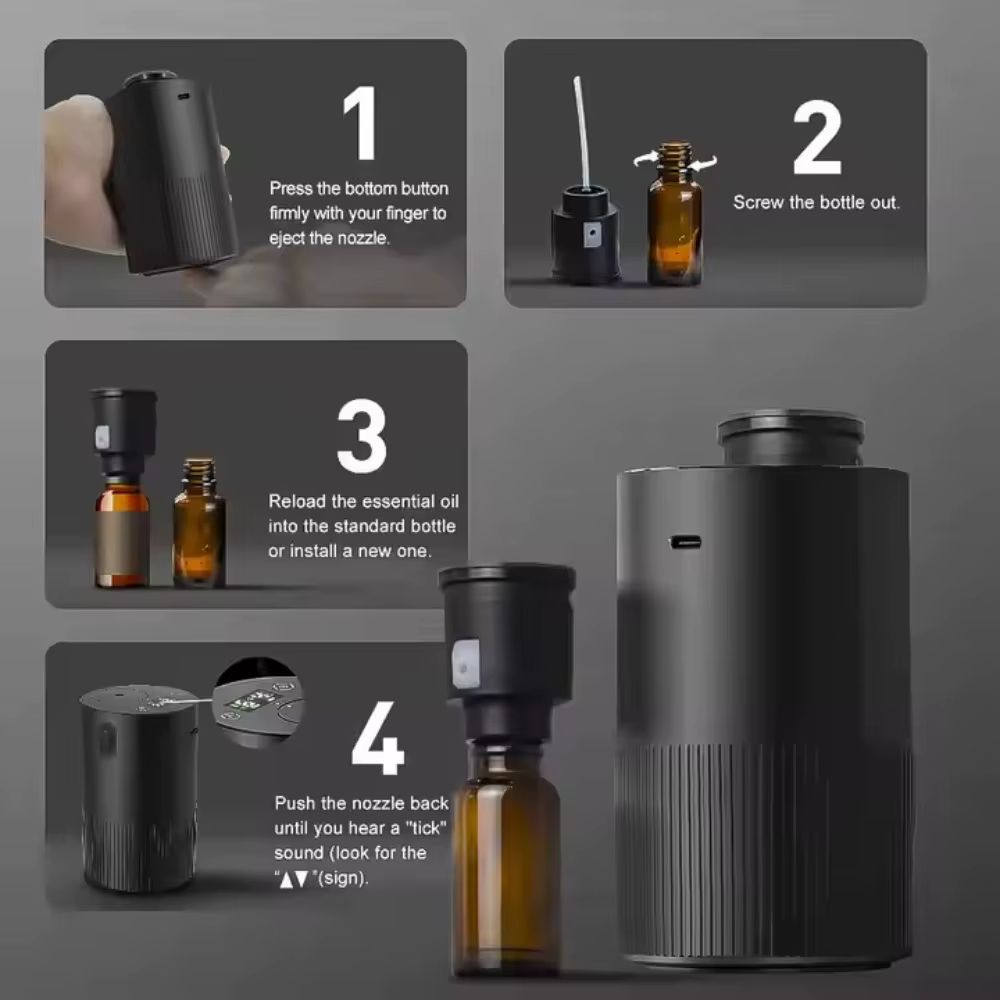 Diffuseur d'huiles essentielles Portable
