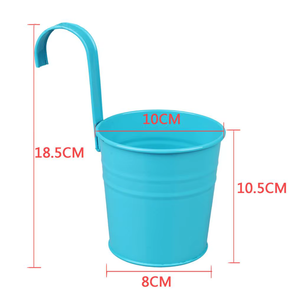 Vase en fer forgé pour balcon