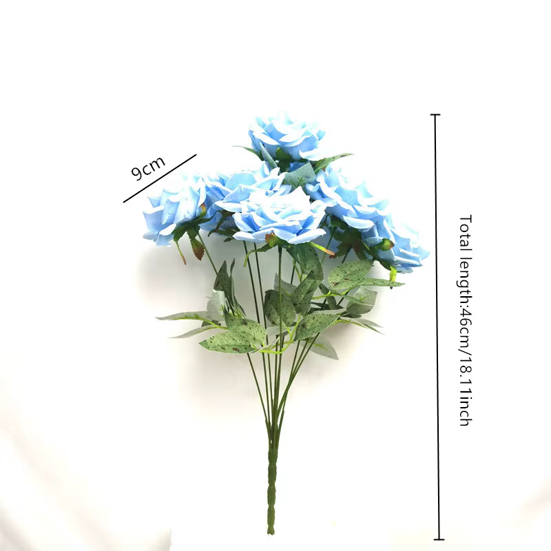 Bouquet de roses artificielles en diamant