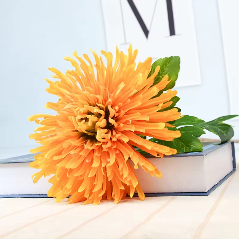 Fleur artificielle chrysanthème grande tête