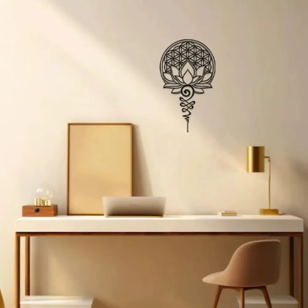 Décoration murale en métal Mandala 15