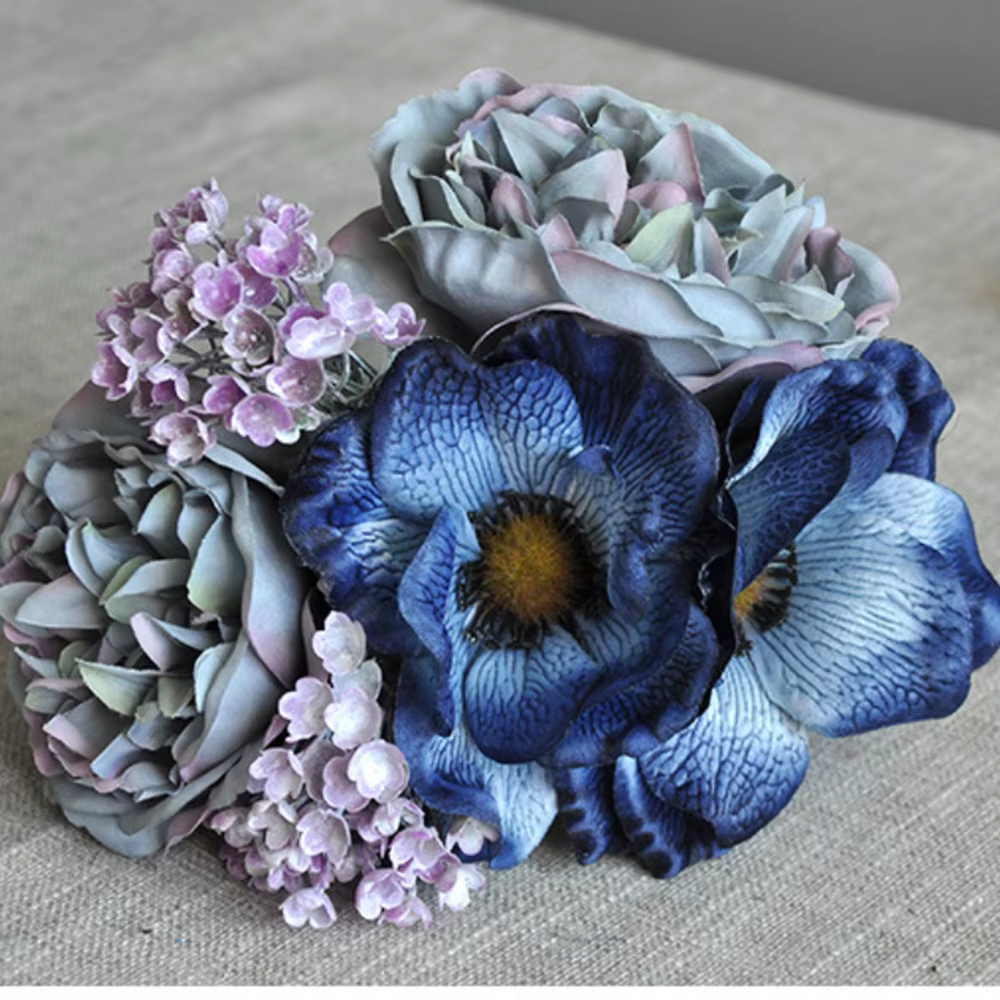 Bouquet d'anémone de Simulation en soie