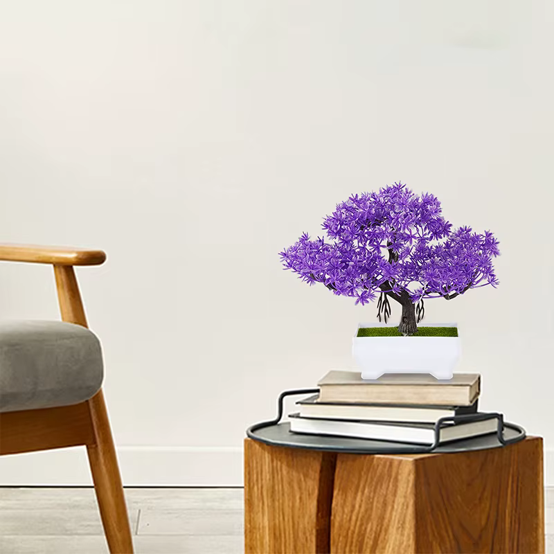 Plantes artificielles en plastique