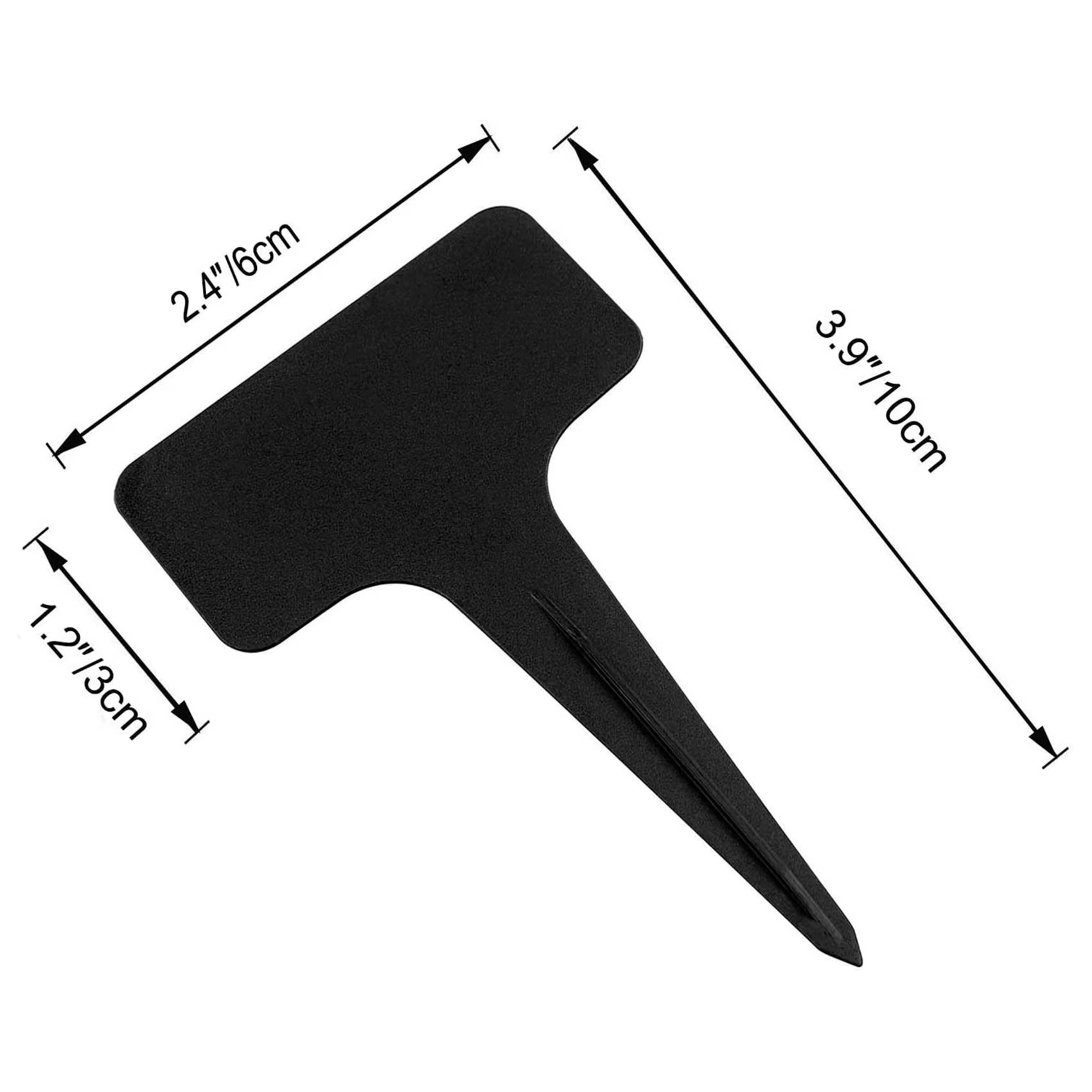 Étiquettes de plantes noires A36T-303Pcs/Set