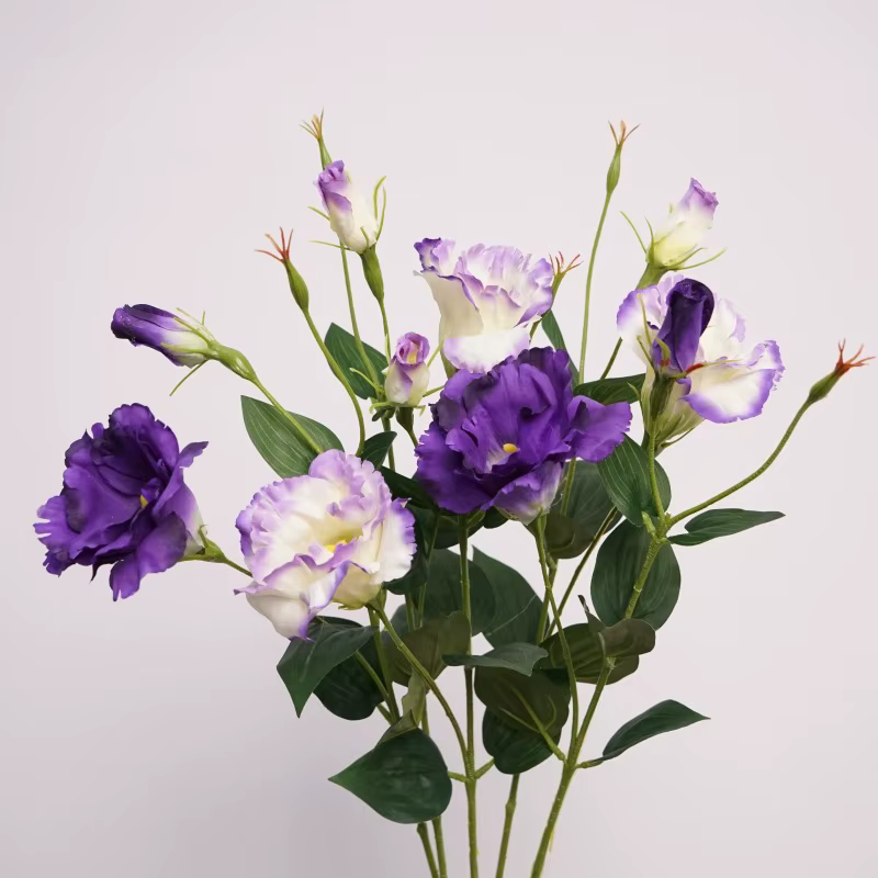 Fleurs artificielles Lisianthus simulées