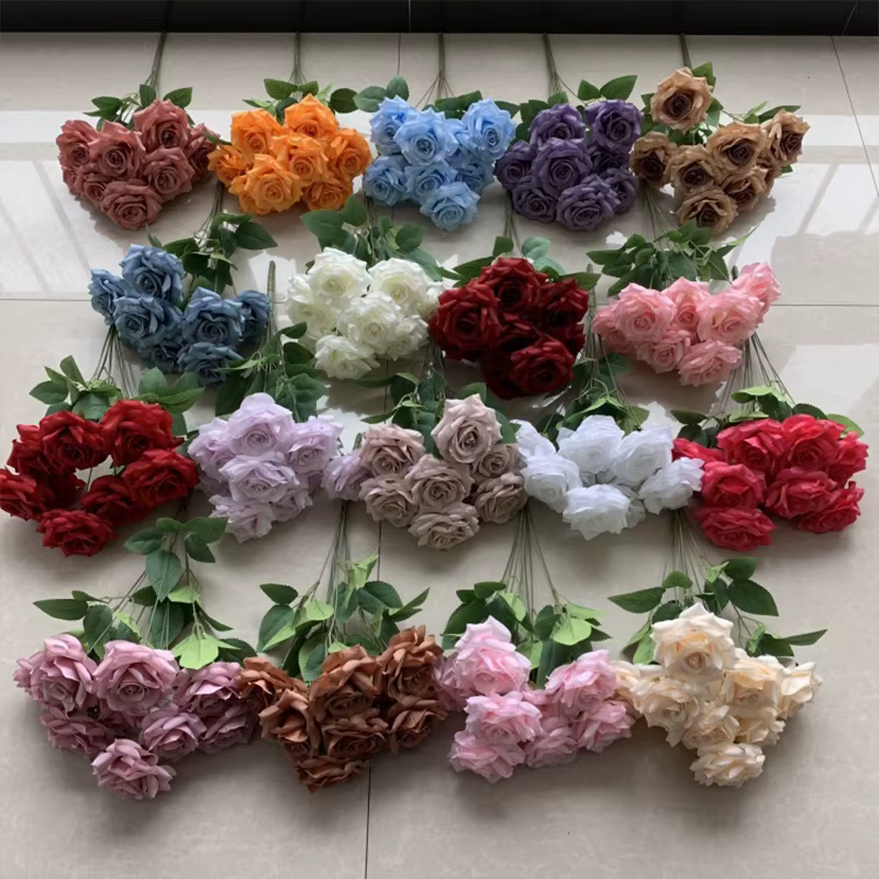 Bouquet de Roses artificielles en diamant