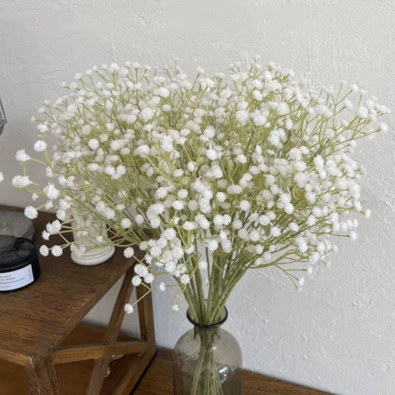Bouquets de Fleurs Artificielles pouvez-vous psophila en Plastique