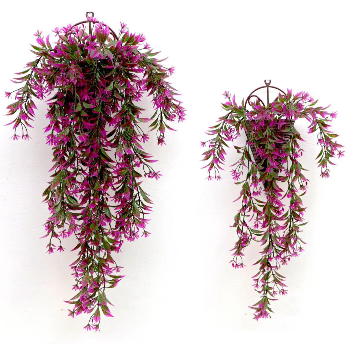 Vigne murale suspendue en fleurs d'oranger artificielles