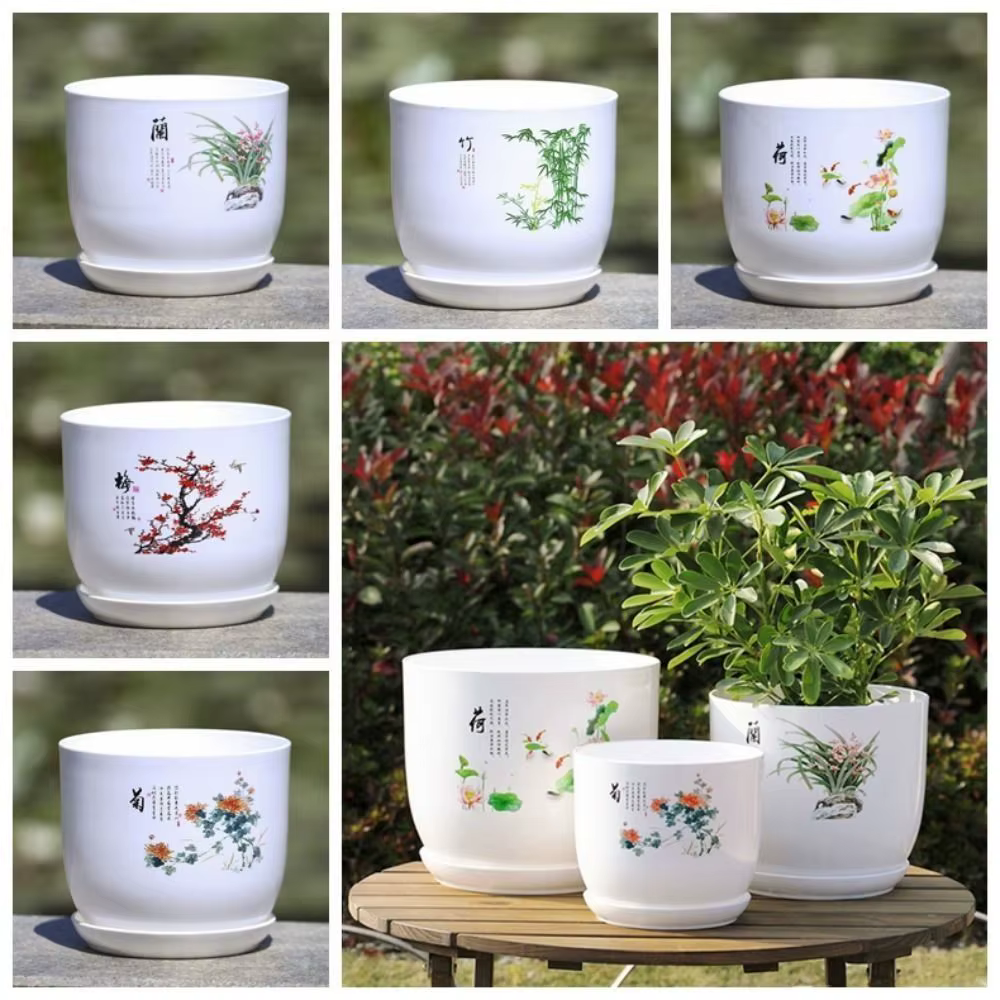 Pot de fleur en plastique extra large