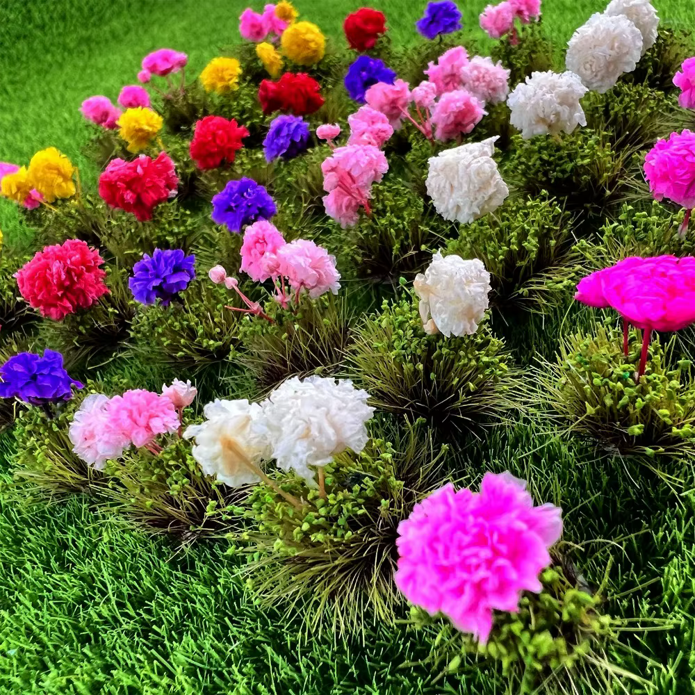 20 pièces de modèles de fleurs artificielles durables