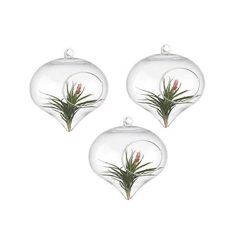 Vase à Boules de Verre de 11x9cm pour Décoration de Mariage