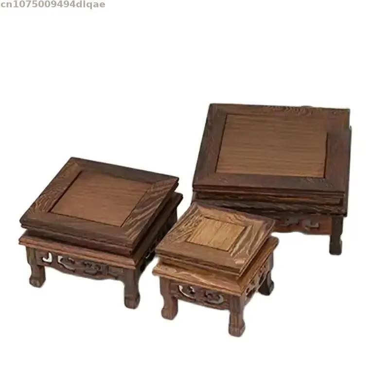 Base de Table carrée en bois