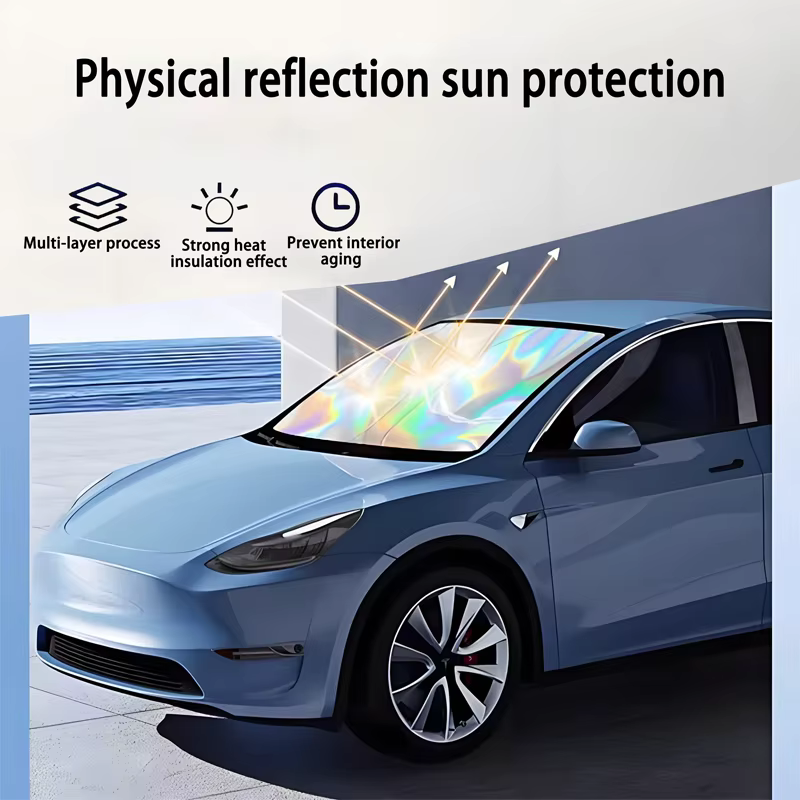Pare-soleil de pare-brise avant de voiture pour Dacia Sandero Streetway BJI 2020 ~ 2025, couverture de pare-soleil, accessoires de Protection Anti UV