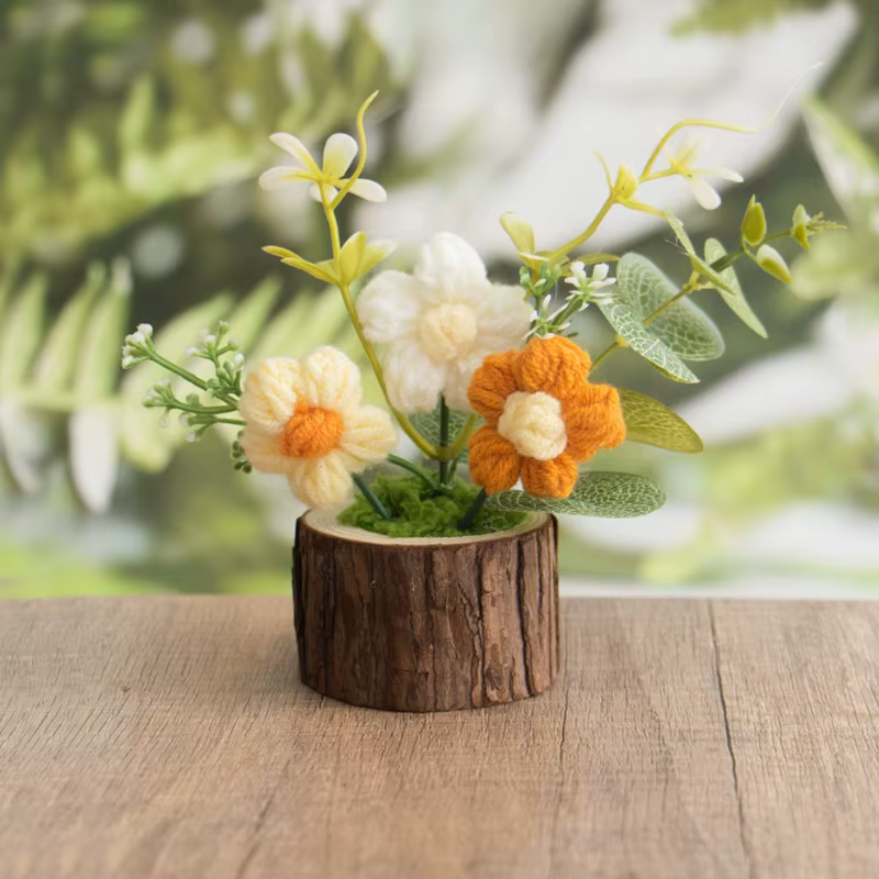 Nouvelles fleurs au Crochet