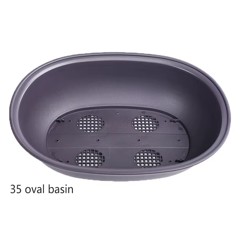 Pots de fleurs en plastique Imitation violet argile plantes