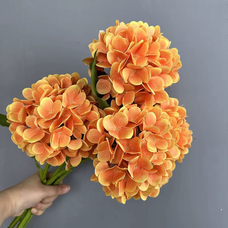 Fleurs d'hortensia artificielles réalistes