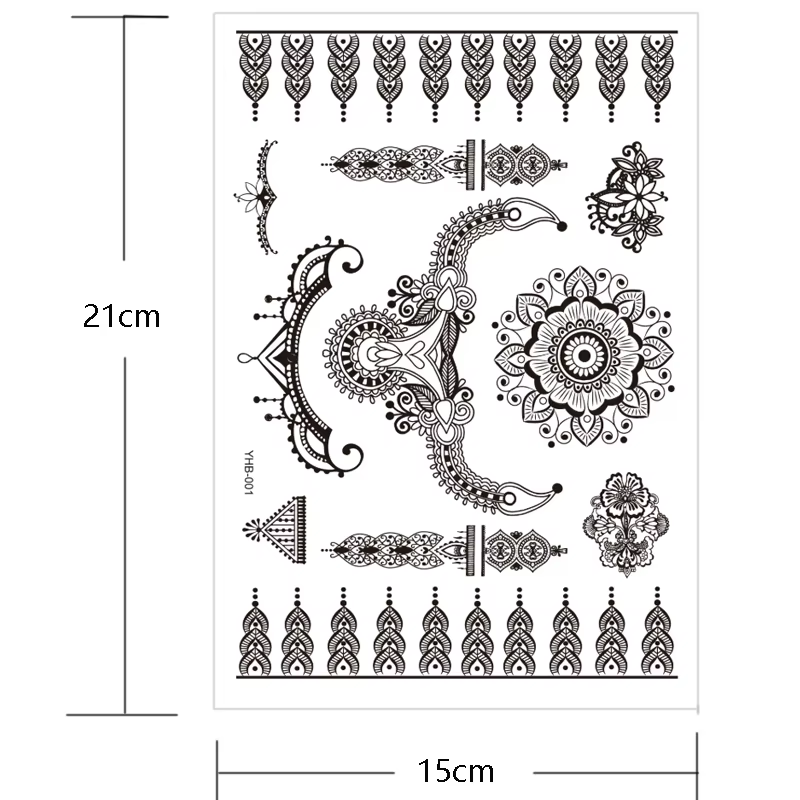 Autocollant de tatouage temporaire