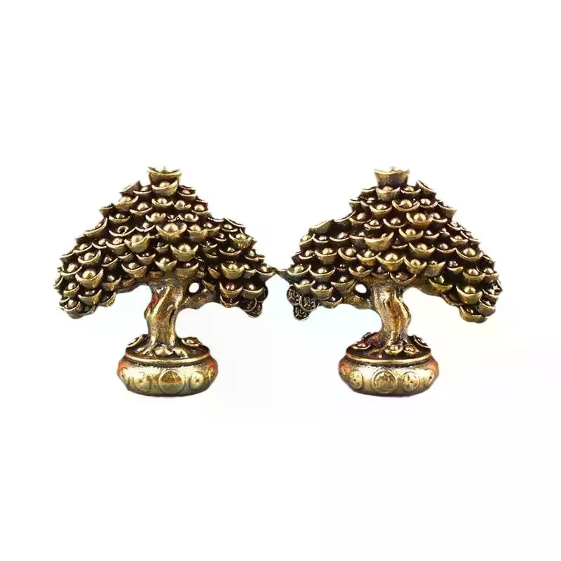 Ornements d'arbre de Fortune en laiton