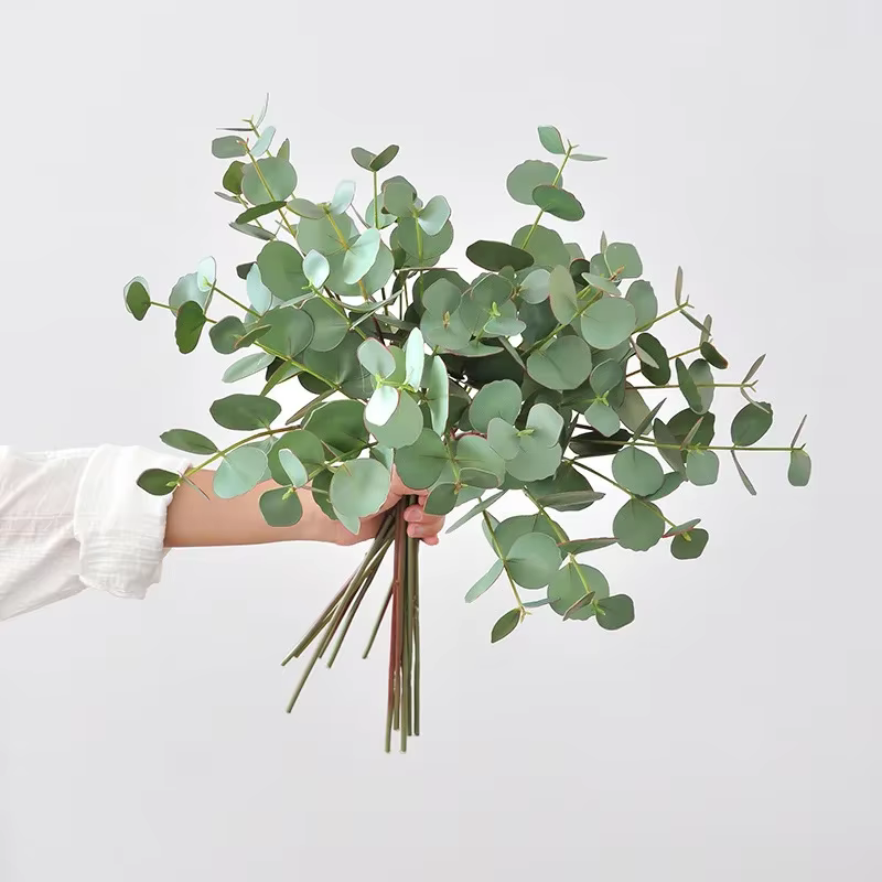 Feuilles d'eucalyptus artificielles pour la décoration de la maison