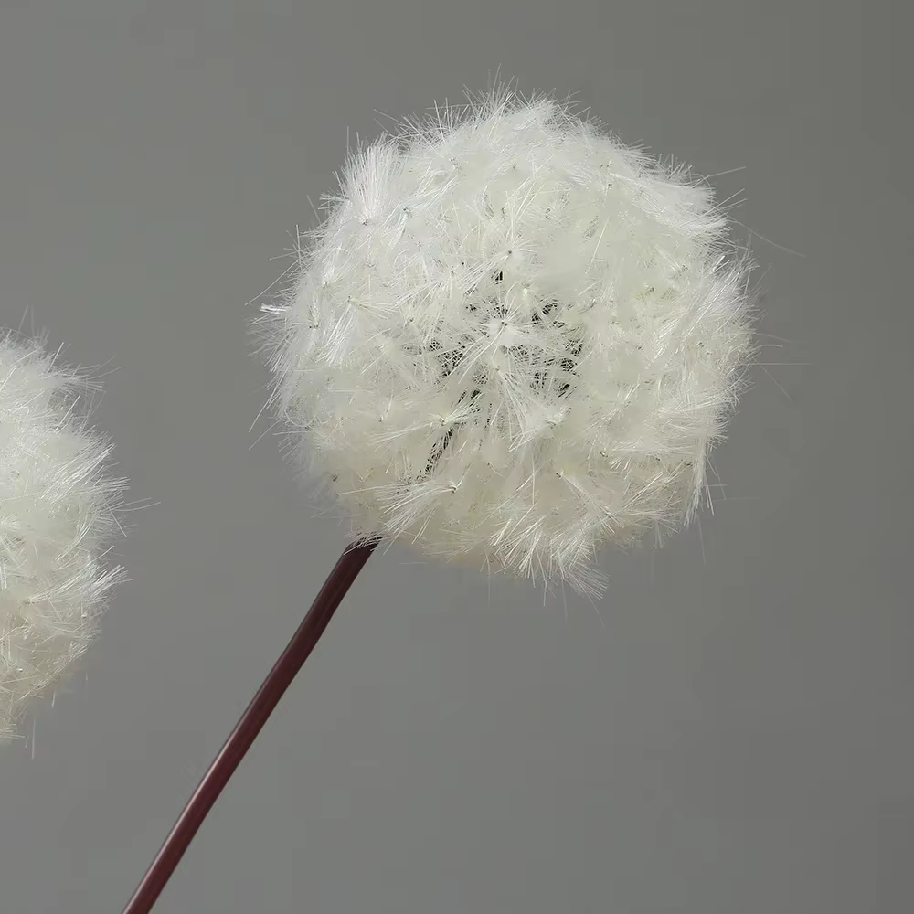 Bouquet de Pissenlits Blancs Artificiels