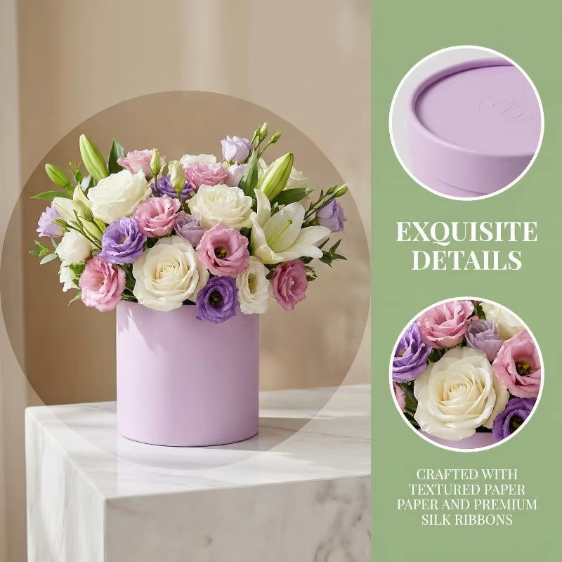 Boîte à fleurs pour bouquet