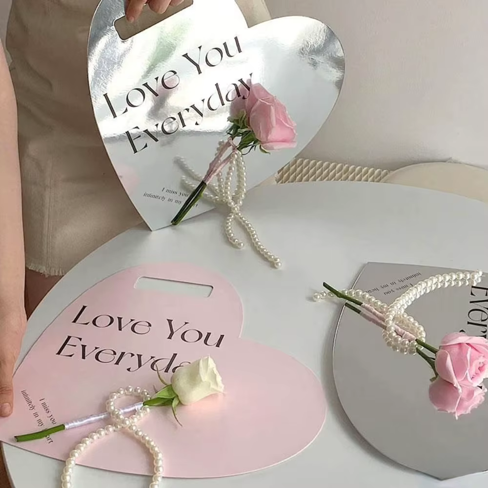 Boîte d'emballage cadeau de fleurs pour la fête des mères