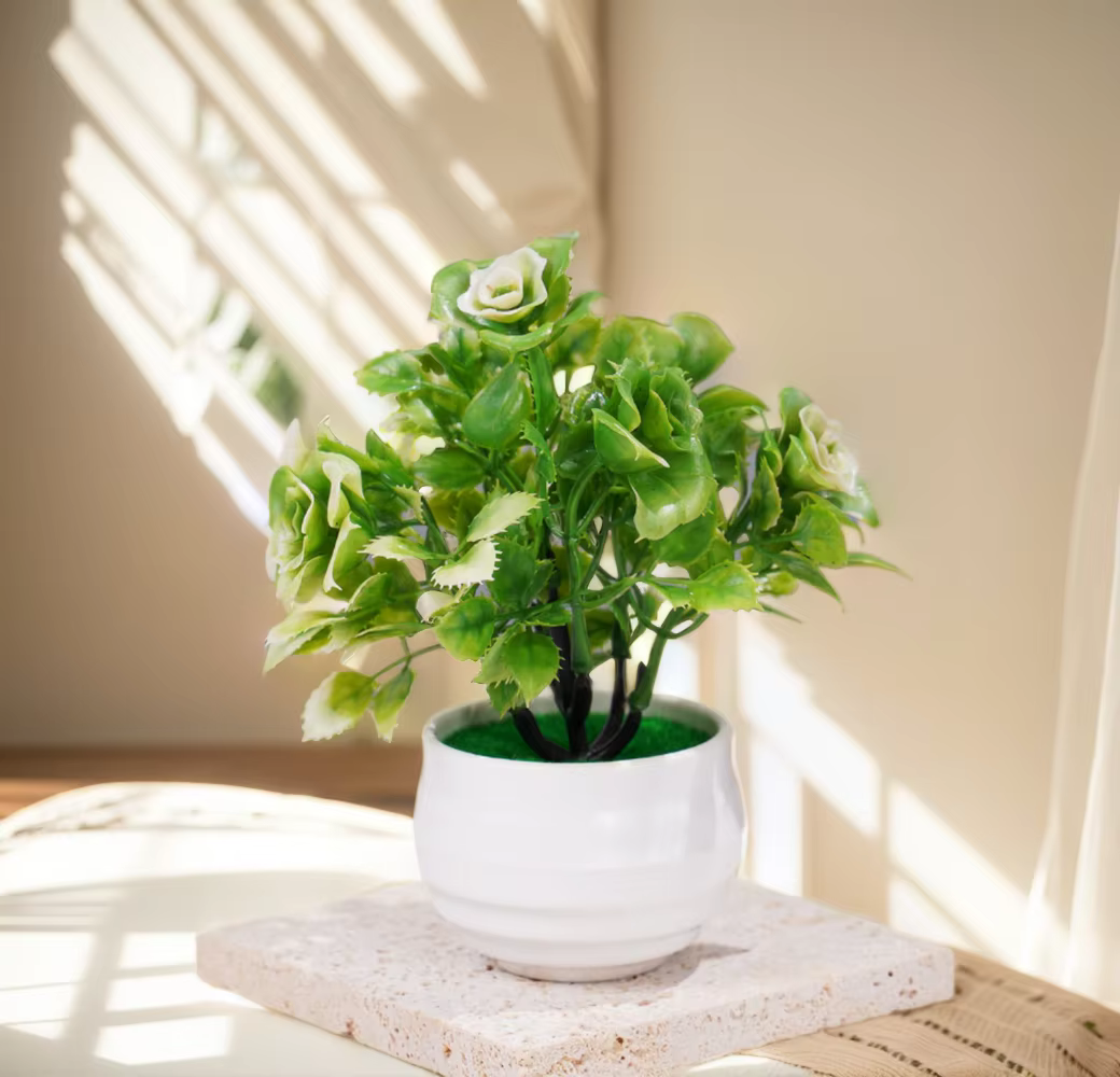 Plantes artificielles bonsaï en pot