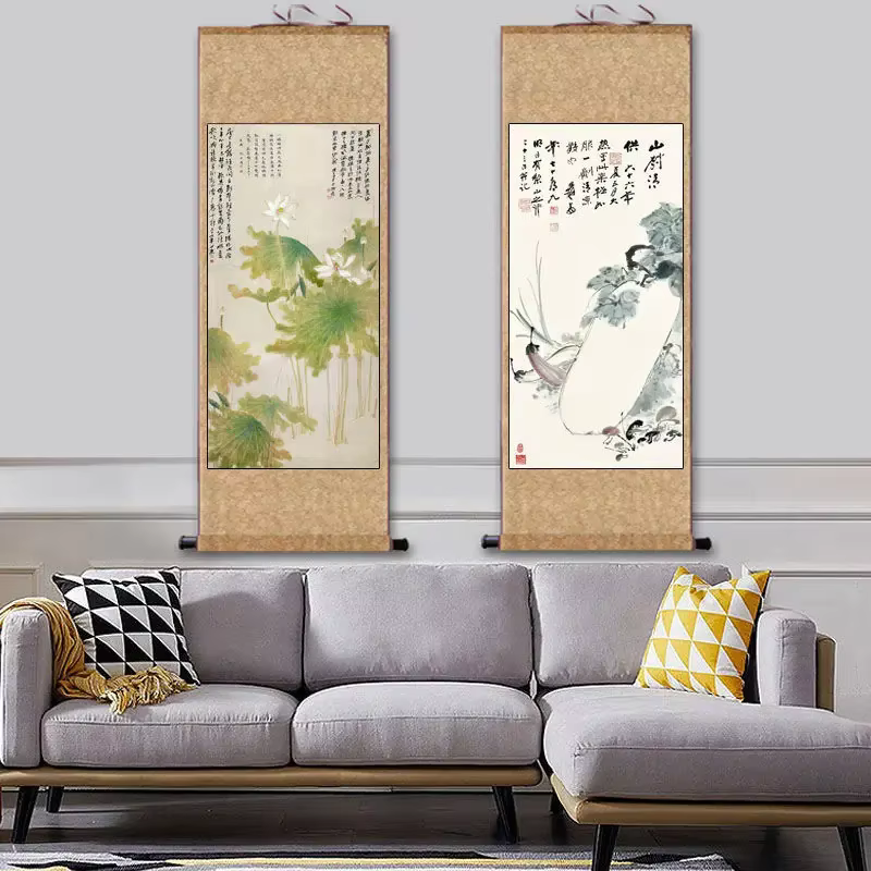 Peinture à l'encre créative élégante pour la décoration intérieure