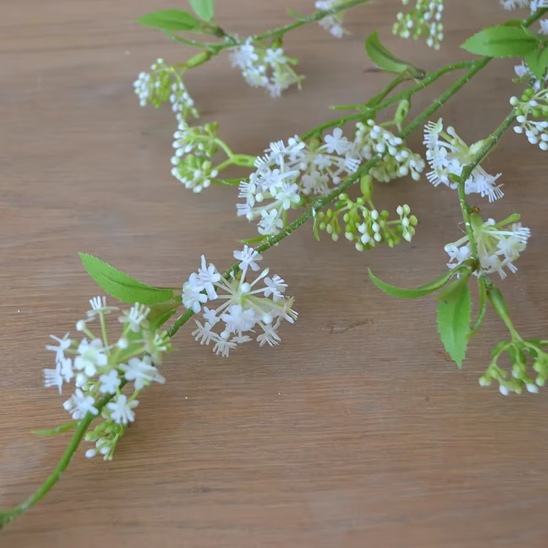 Piaoxue-Fleur Artificielle de Saule des Neiges