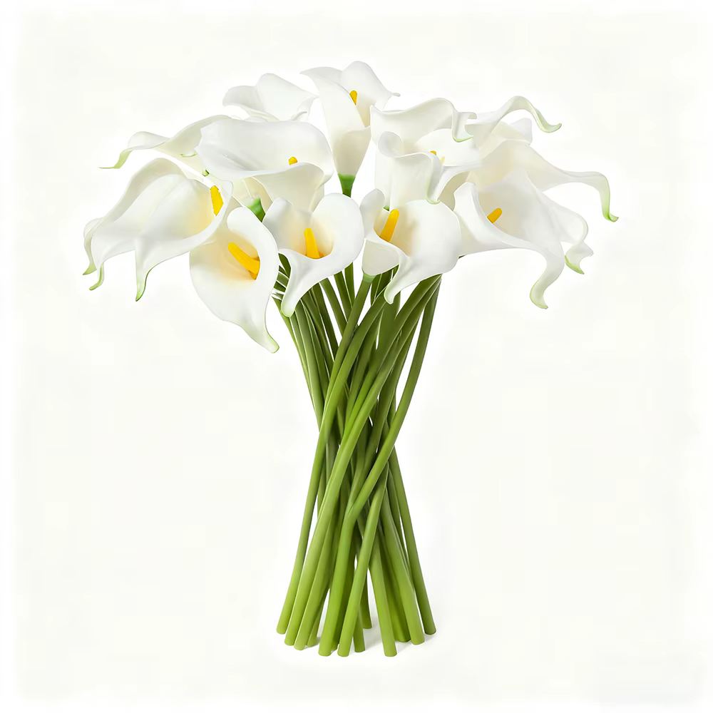 Fleurs artificielles de lys Calla