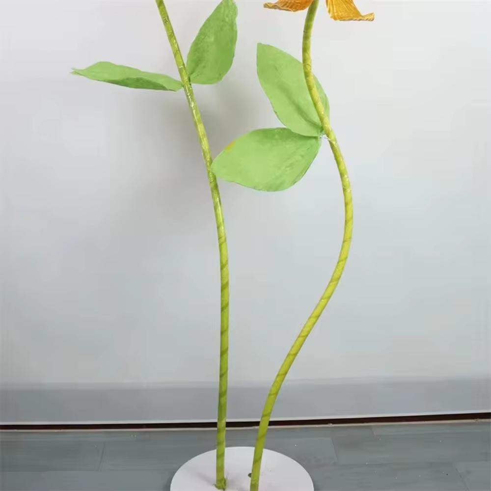 Nouveau poteau de support de fleurs artificielles de Simulation
