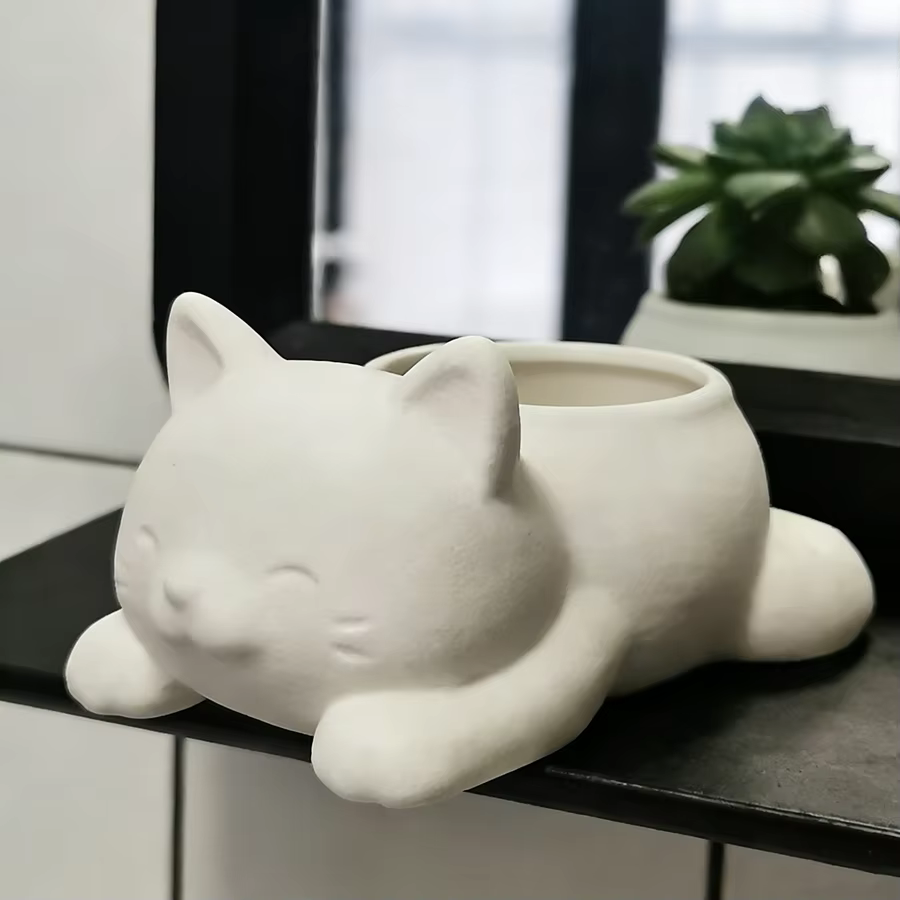 Pot de fleurs pour plantes succulentes en forme d'animal mignon