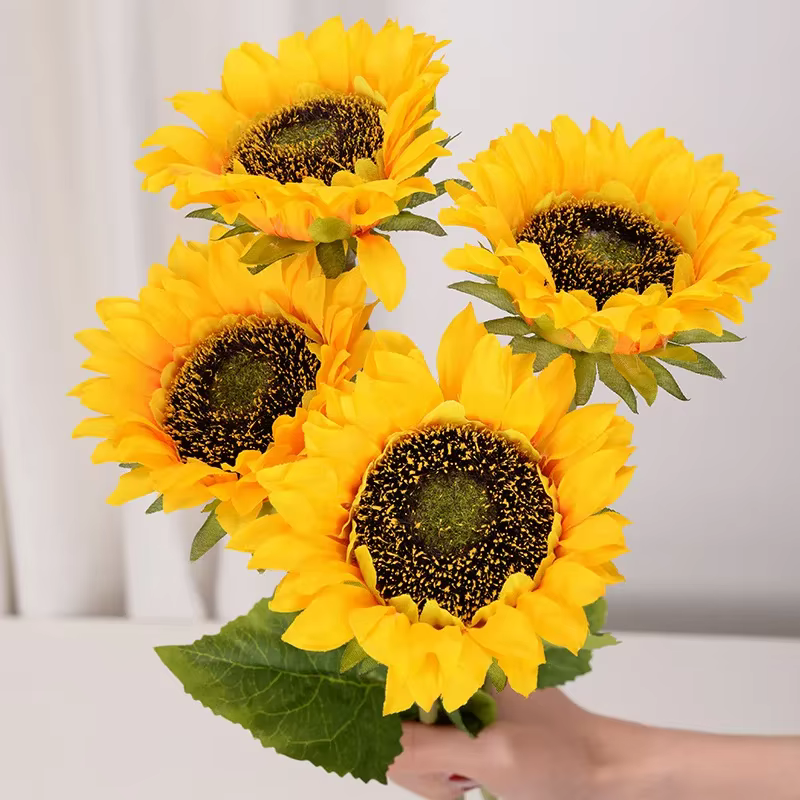Tournesol unique, fleur artificielle
