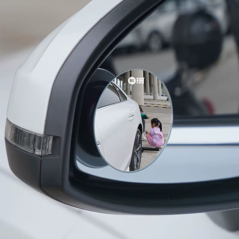 Rétroviseur de voiture 360 ° Petit miroir rond, accessoires automobiles pour FIAT 500 Ducato Panda Grande Punto Tipo Abarth Pulse 600 500L