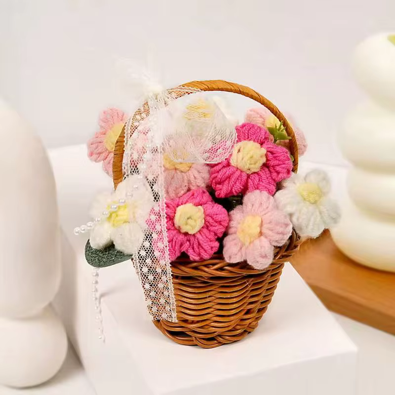 1 bouquet de fleurs au crochet fait main