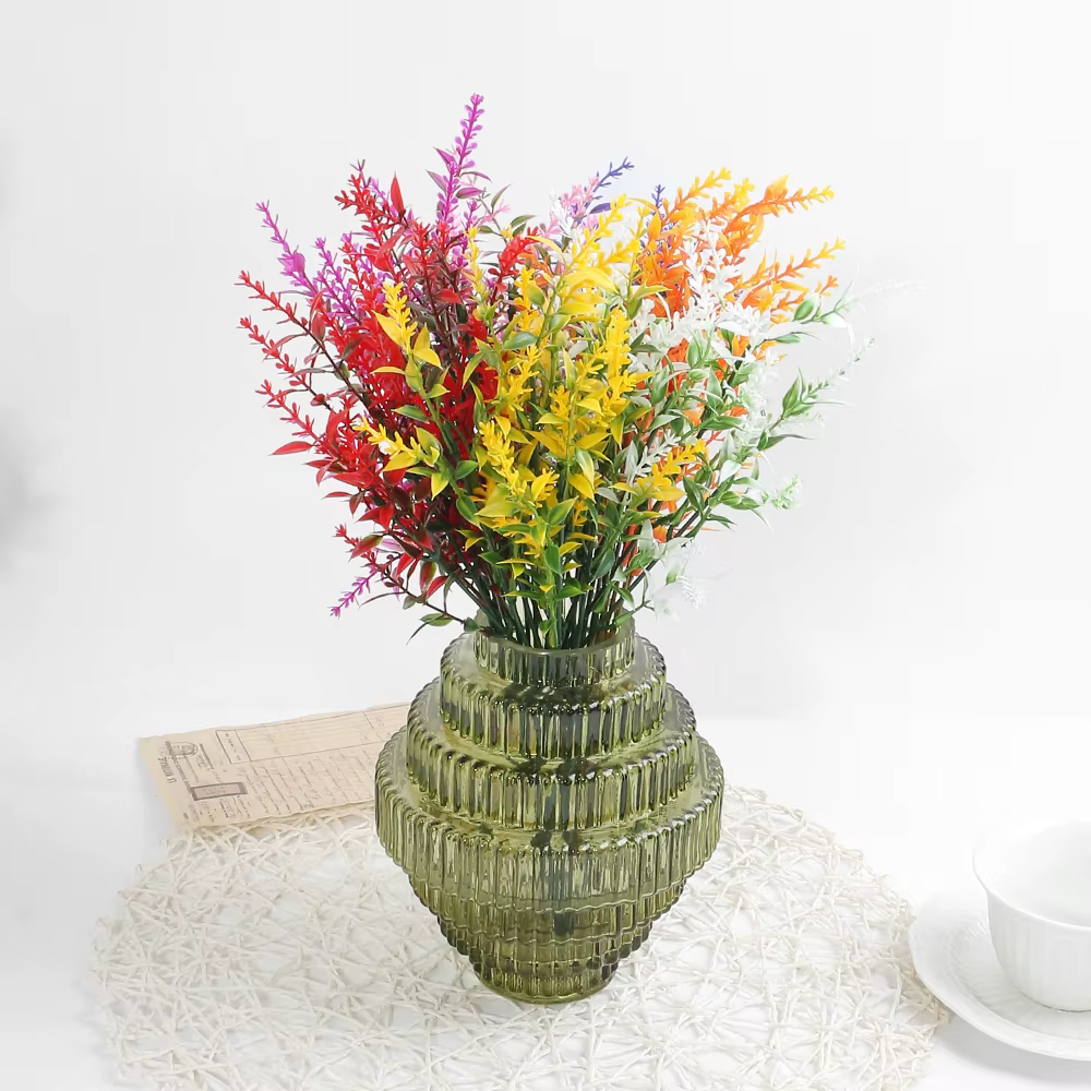 Fleur artificielle en plastique lavande