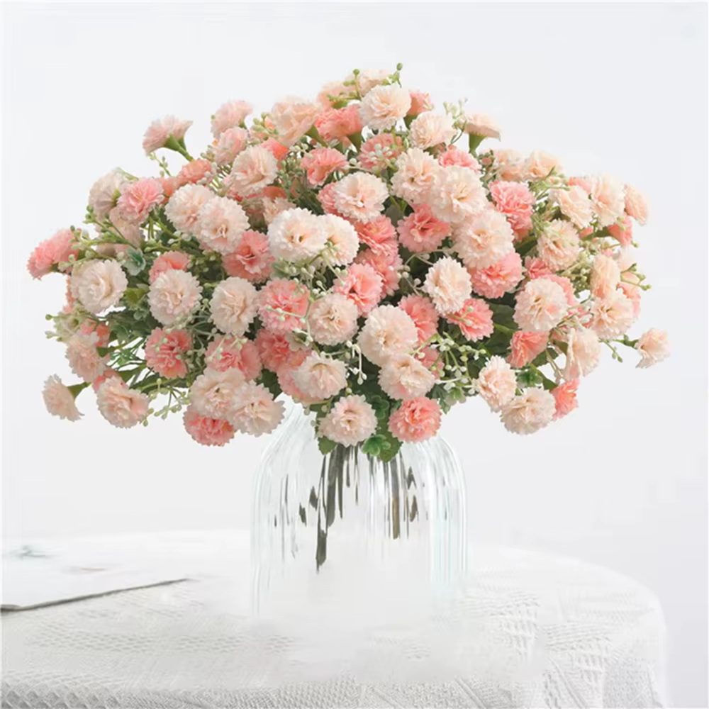 Fleurs artificielles Bouquet De Mariage Festival Vase Maison Chambre Décor Scrapbook Artisanat Bricolage Cadeau Boîte En Soie Hortensia Accessoires De Mariée