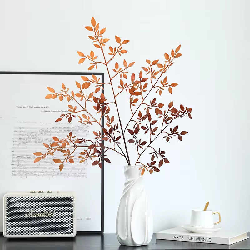 Plante Artificielle Ntalk en Bambou à Branche Unique