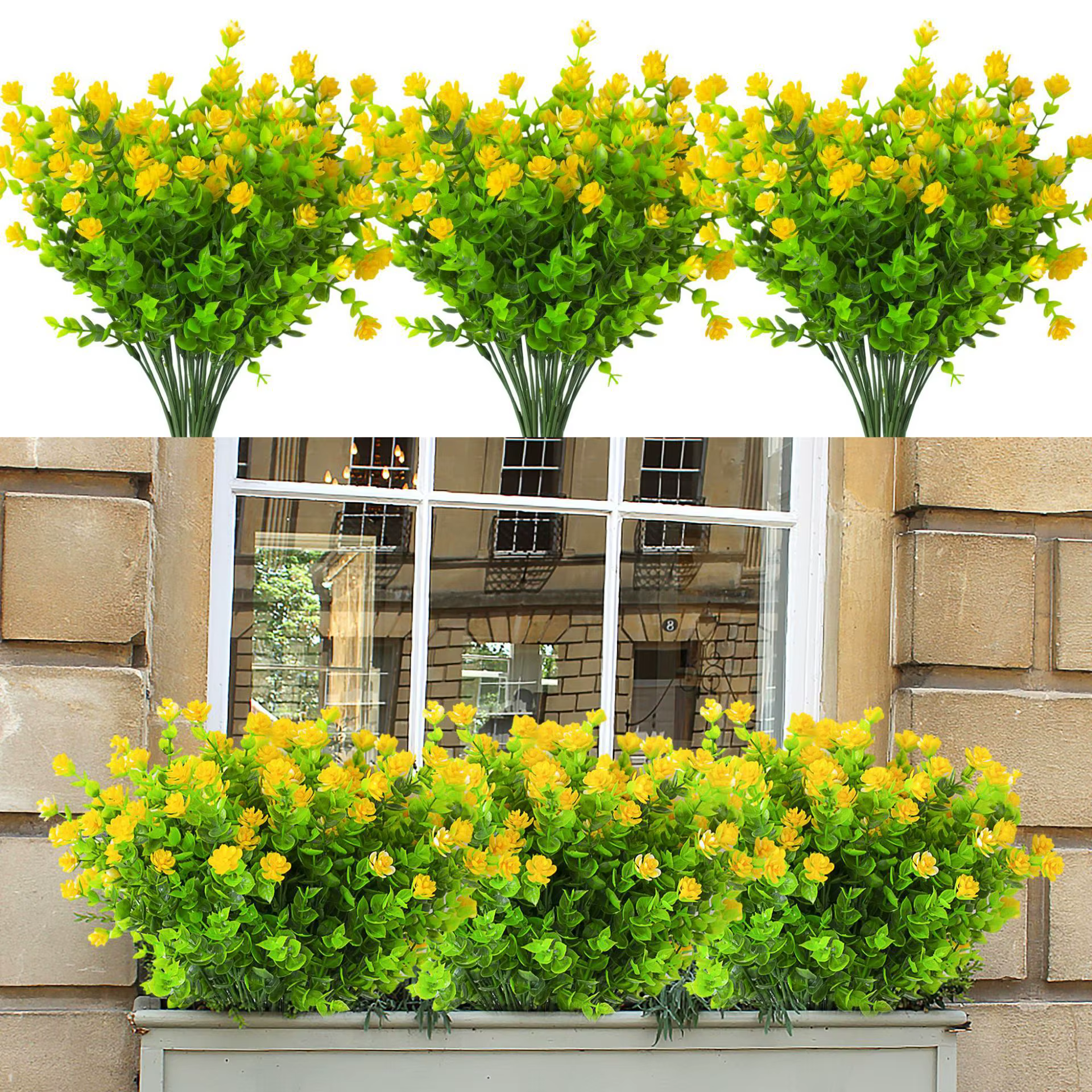 Fleurs artificielles d'extérieur