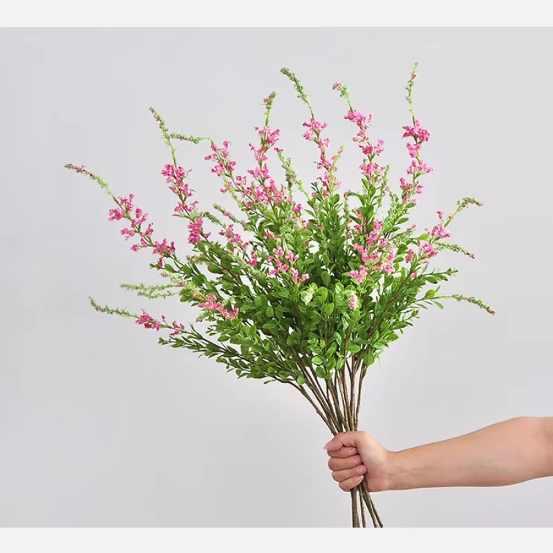 Assy enge-Fausse fleur verte artificielle