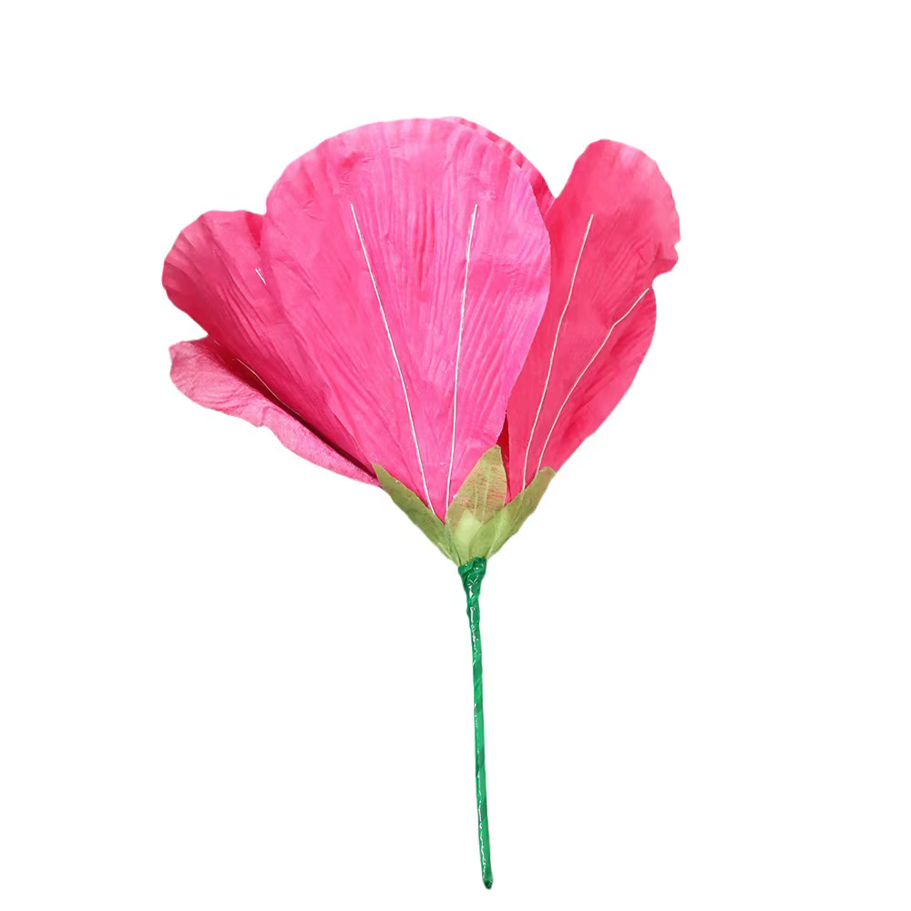 Fleur de rose artificielle en velours