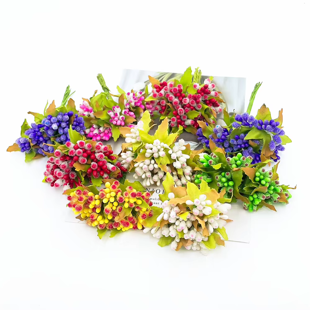 Fleurs Artificielles en Étamines de Gel