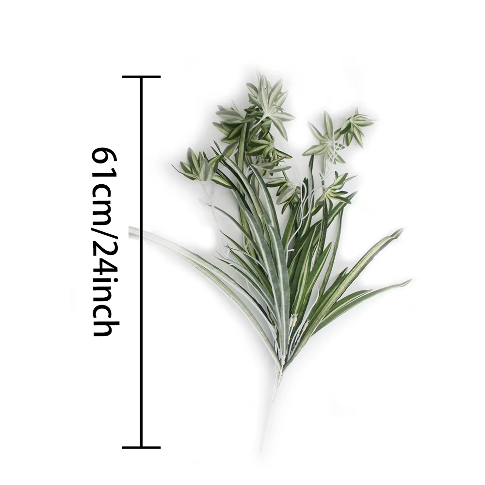 4 plantes artificielles suspendues en forme d'araignée