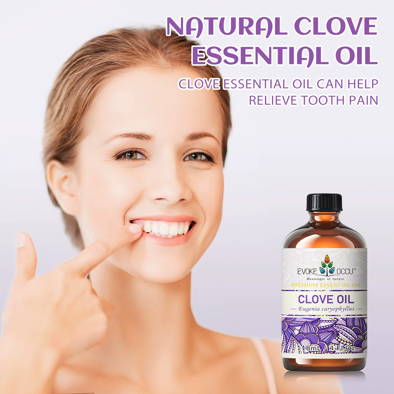 EVOKE OCCU 118ML/4 Fl.Oz Château essentiel, huile de plante de clou de girofle de qualité supérieure pour diffuseur à la maison, cheveux, peau, massage, bougie Regina Executive