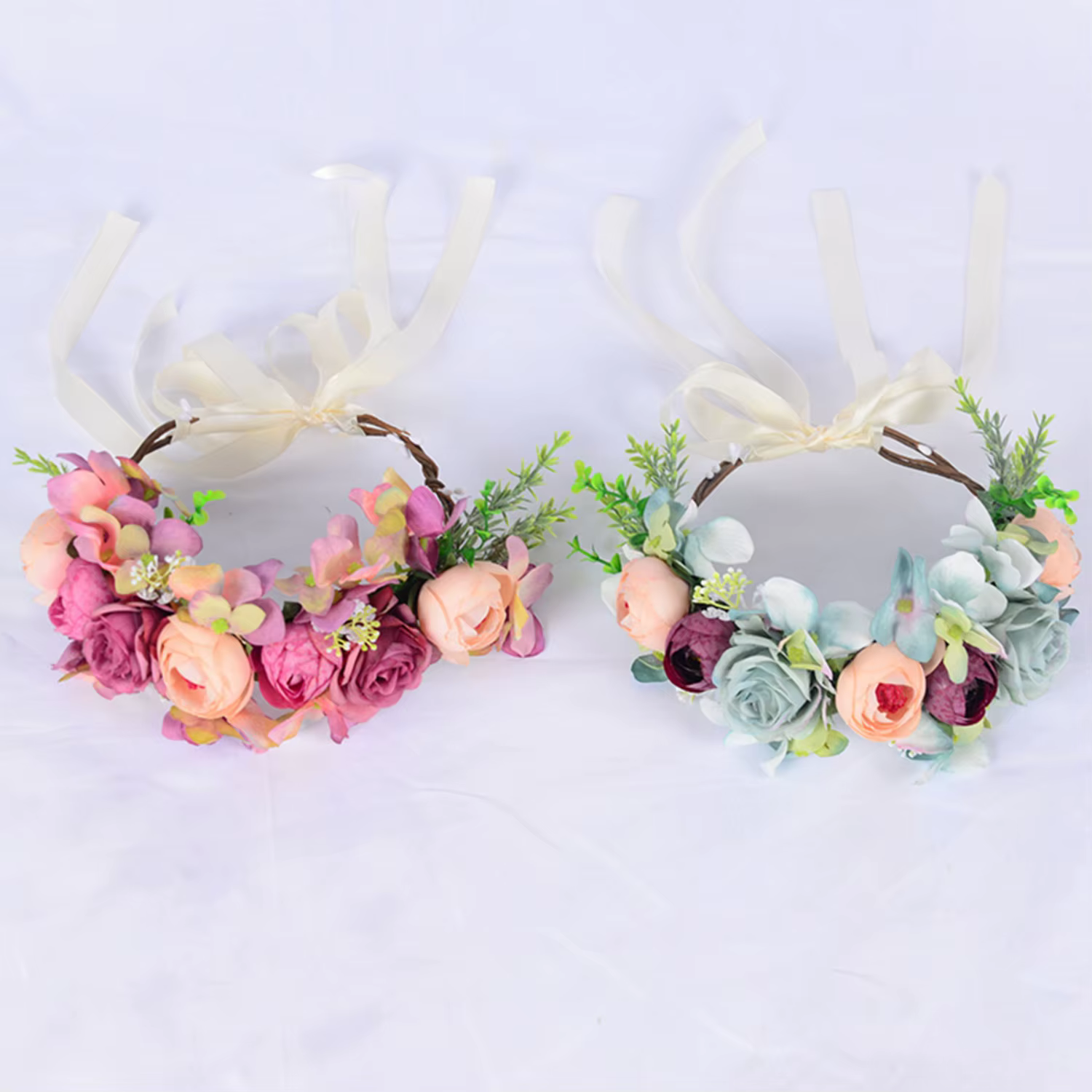 Couronne de fleurs féeriques pour femmes