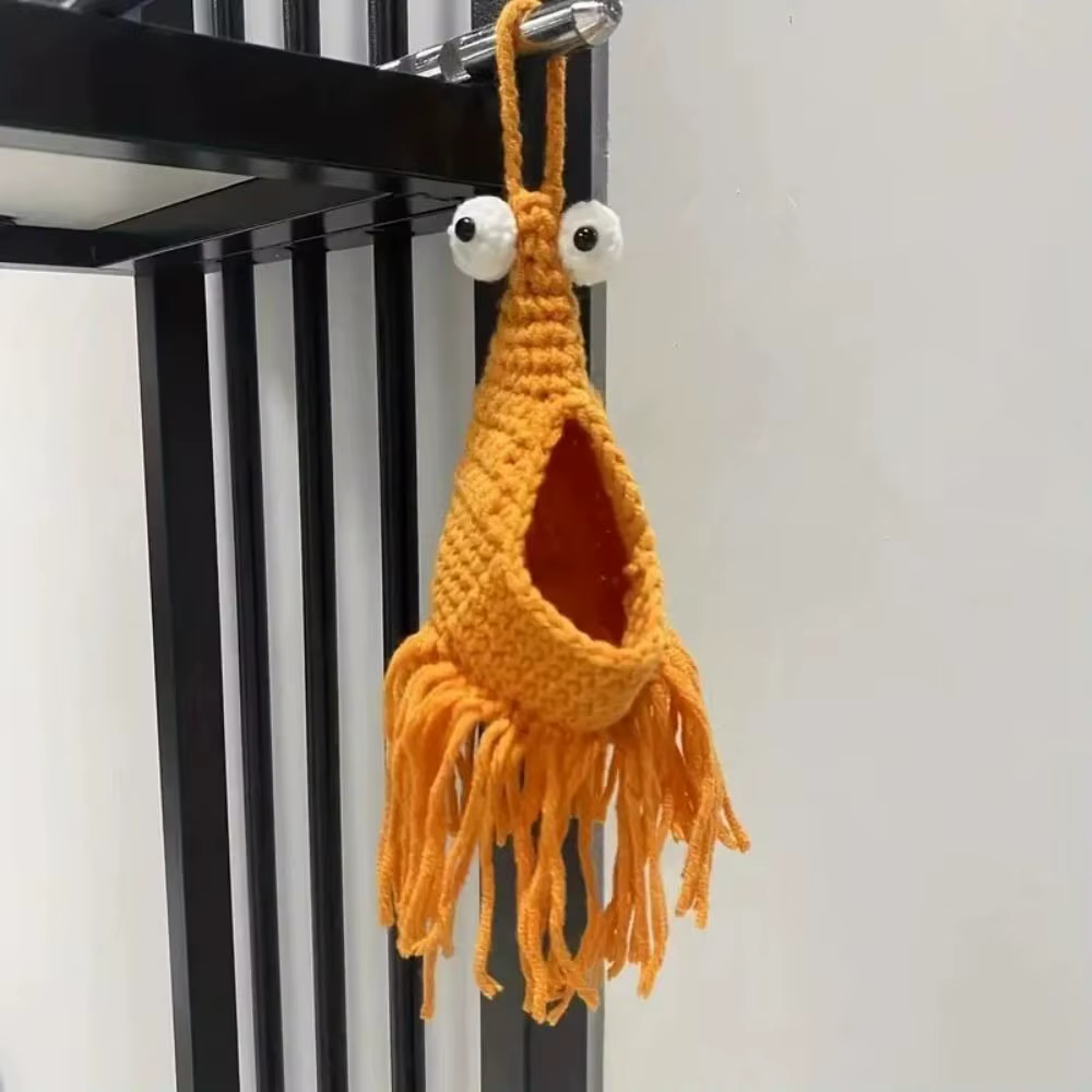 Cintre pour plantes au Crochet en forme de homard