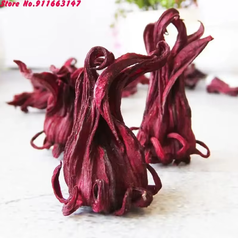Fleurs d'hibiscus séchées naturelles en gros pour la beauté