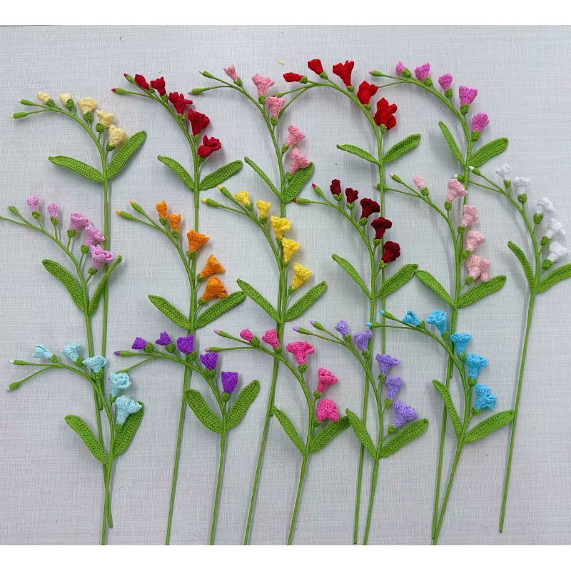Bouquet de fresie tissé à la main