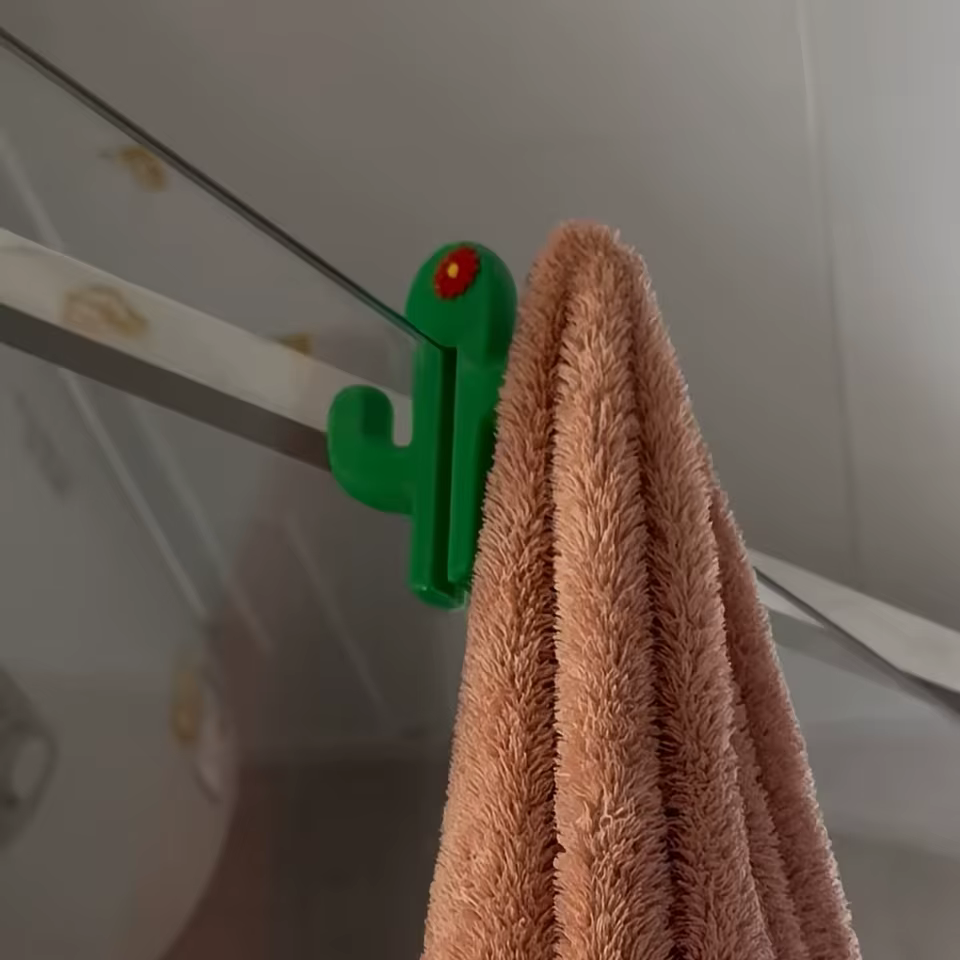 Support de rangement de salle de bain en forme de cactus