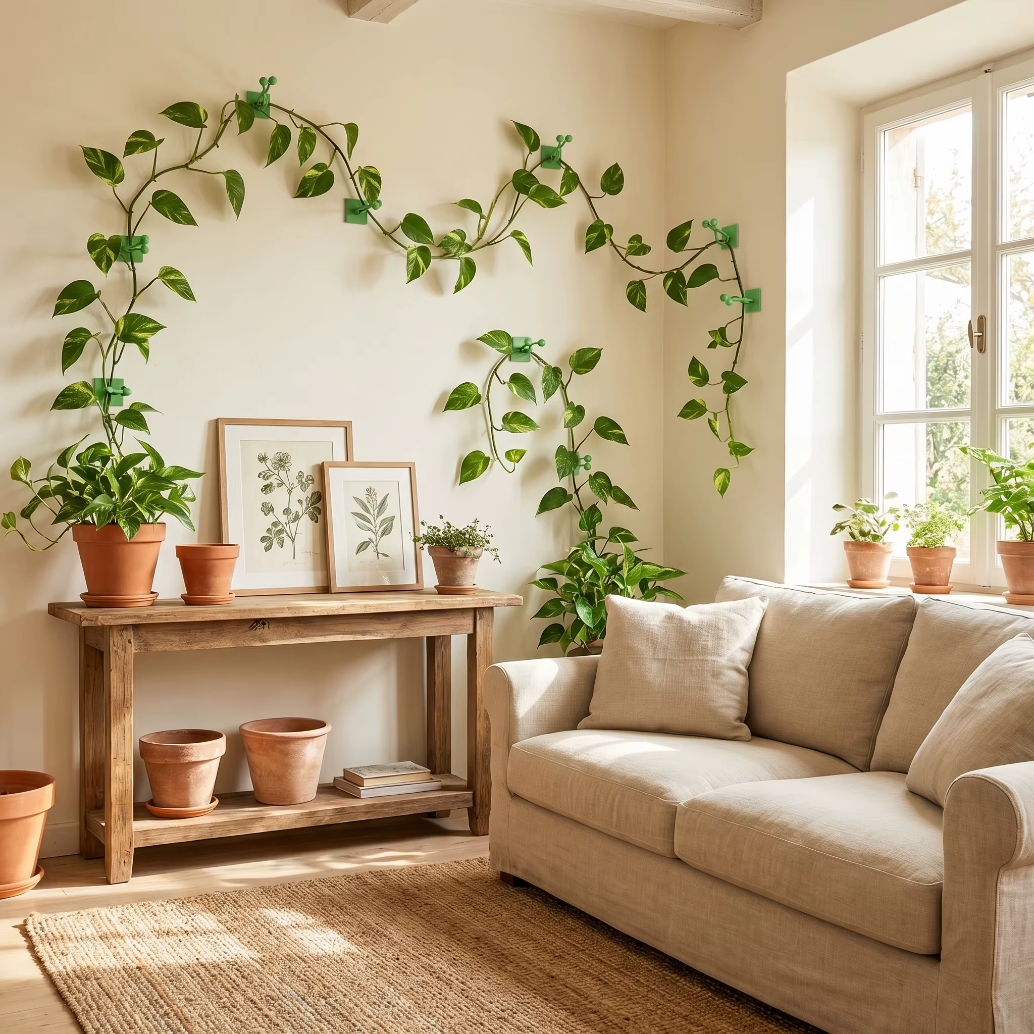 Clips muraux pour plantes grimpantes